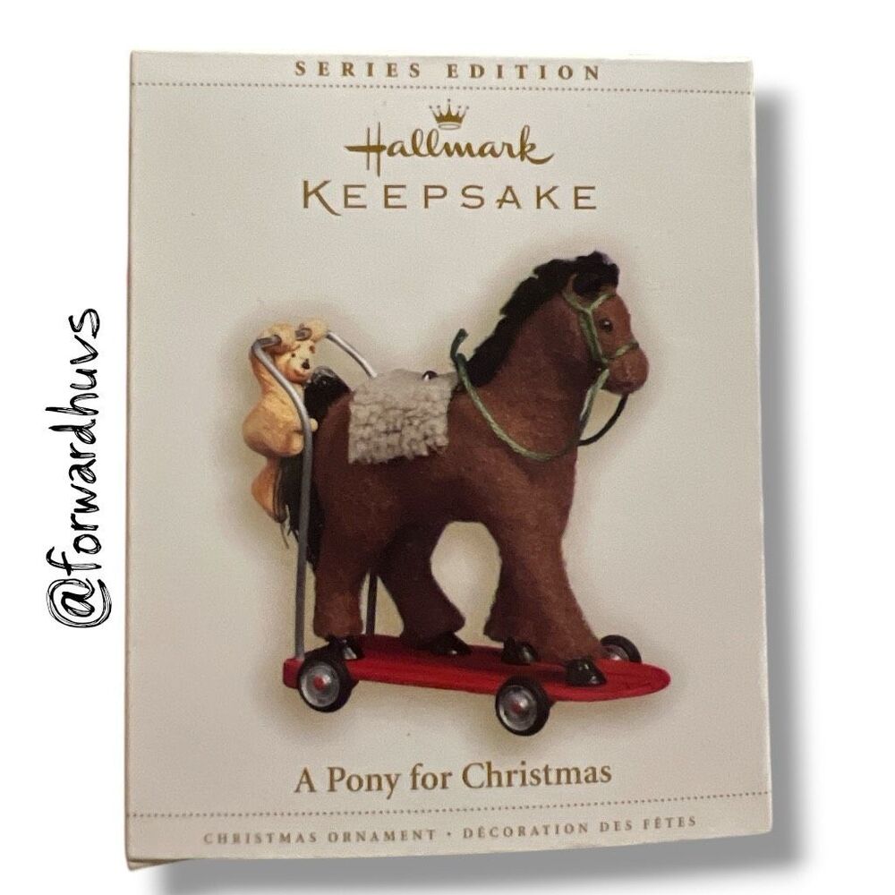 Hallmark Keepsake “A Pony for Christmas” (2006) – Open Box, Used